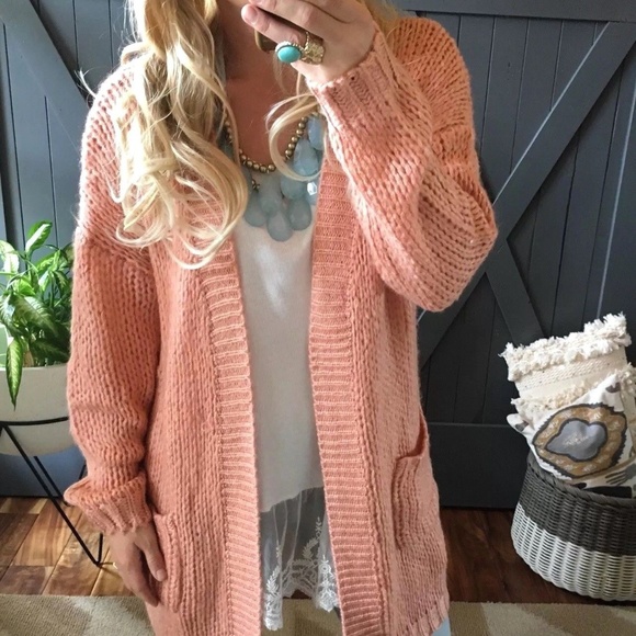 New Weekender Nubby Yarn Knit Cardigan Sweater - Picture 7 of 7